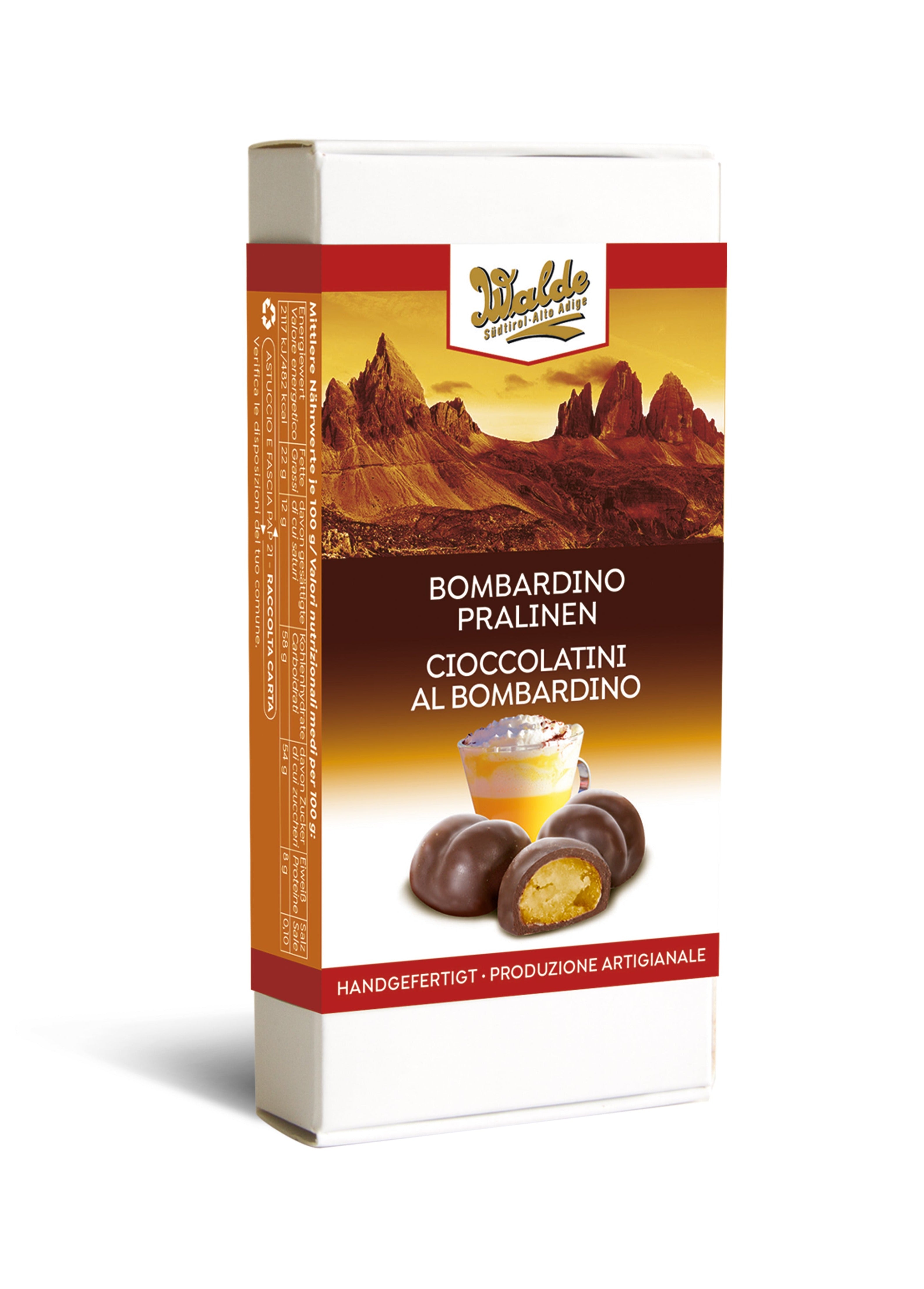 Schoko Pralinen - mir Bombardino-Füllung