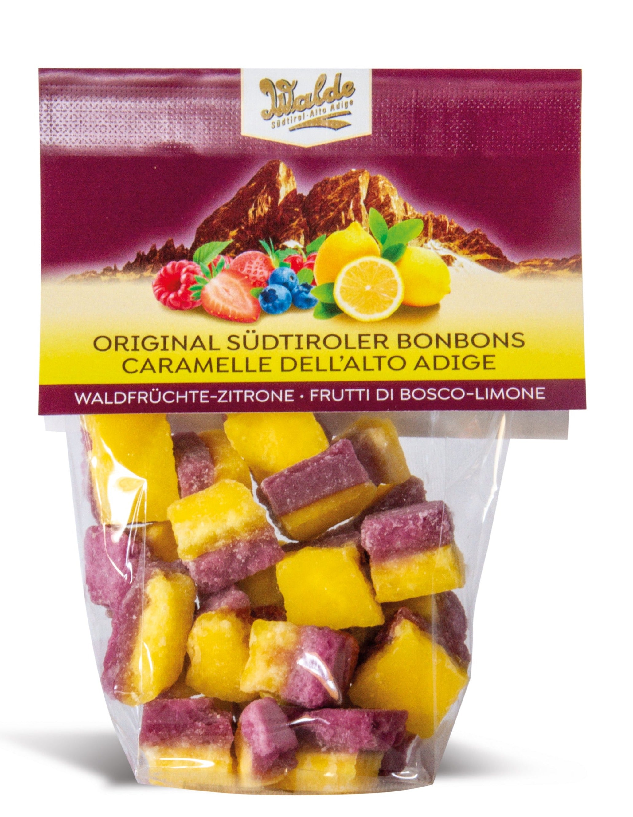 Caramelle fondenti frutti di bosco - limone