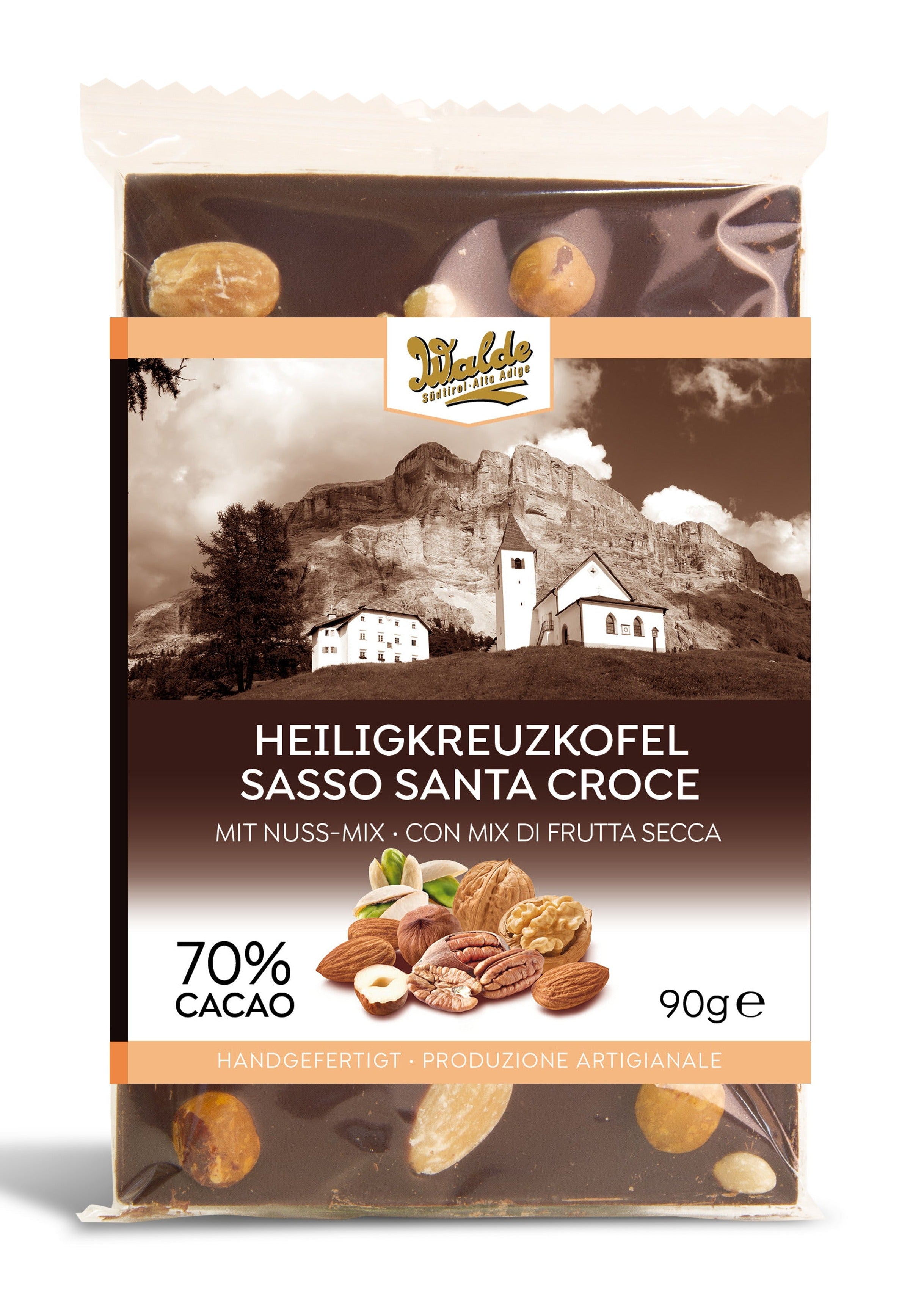 SASSO DI SANTA CROCE - tavoletta fondente con mix di frutta secca