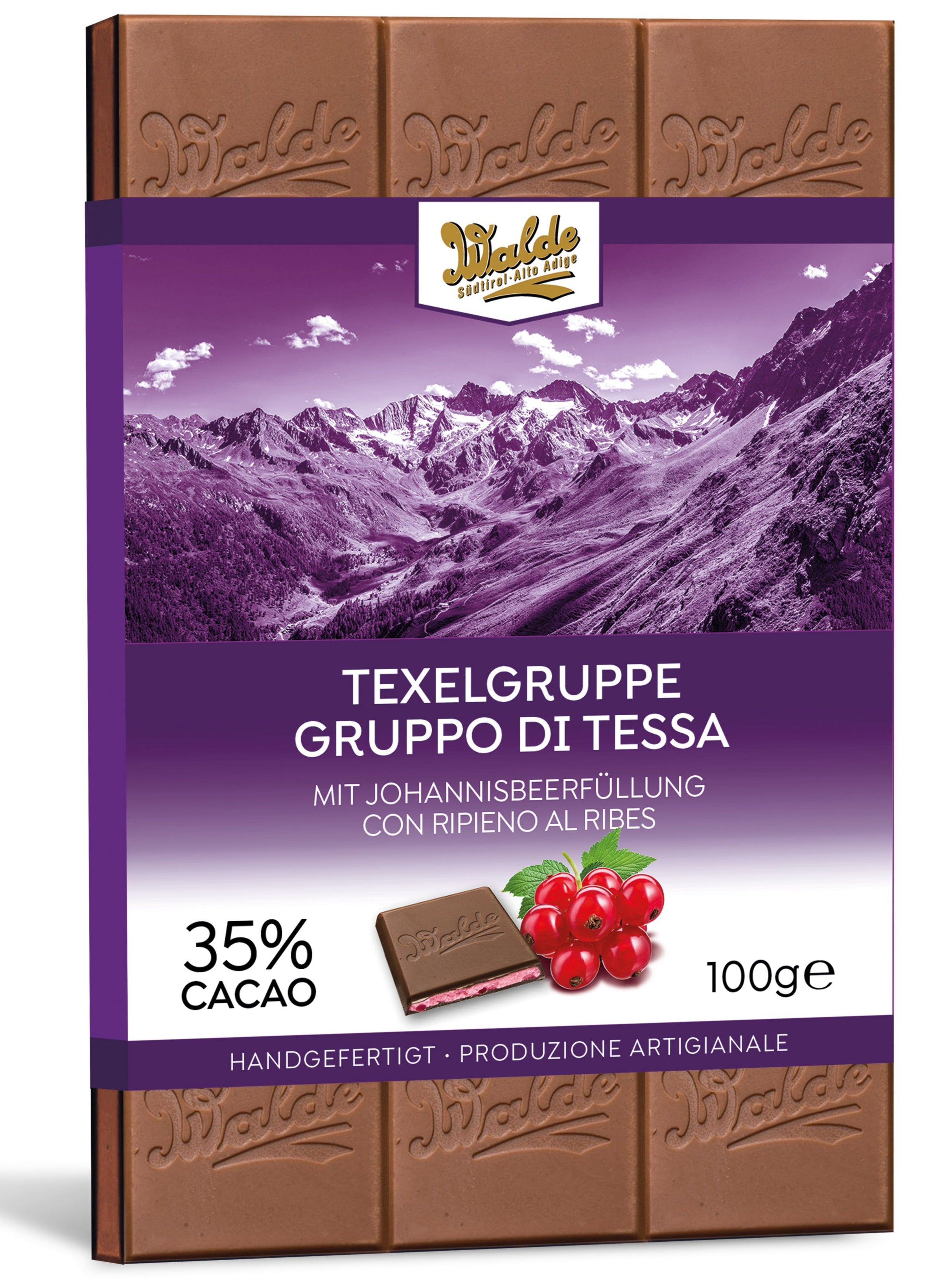 TEXELGRUPPE - Milchschokolade mit Johannisbeer-Füllung