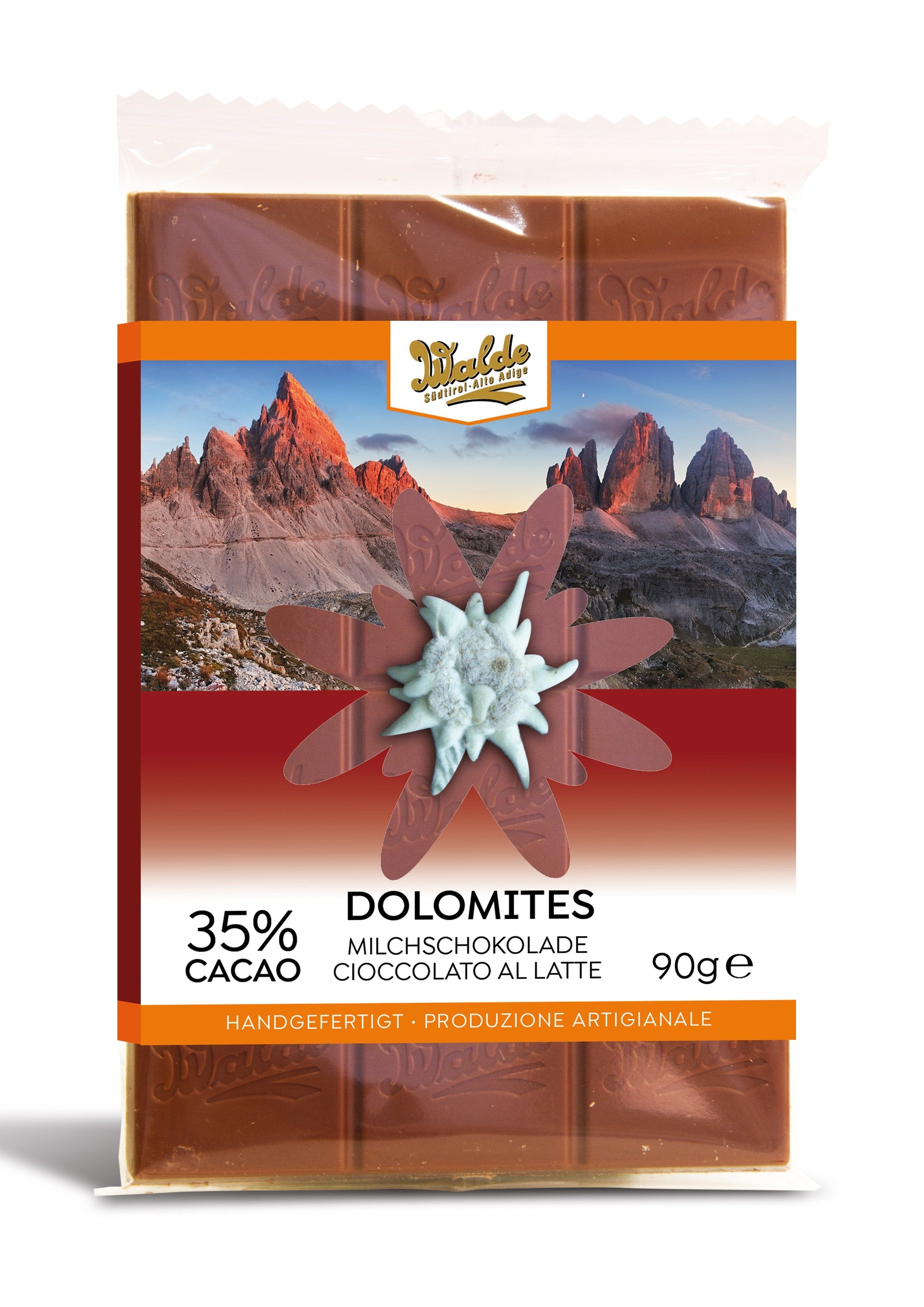 DOLOMITI - tavoletta al latte
