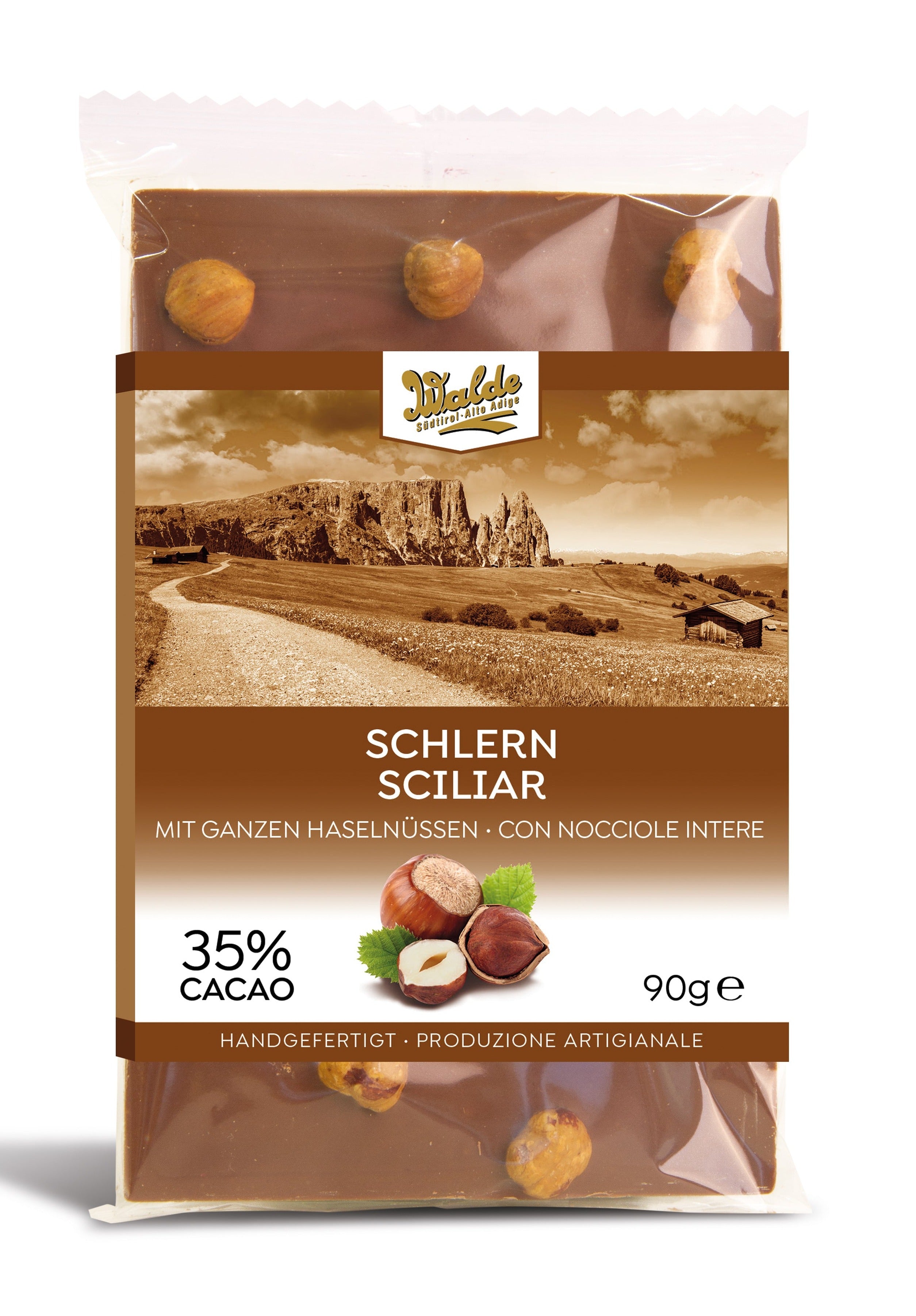 SCILIAR - tavoletta al latte con nocciole intere