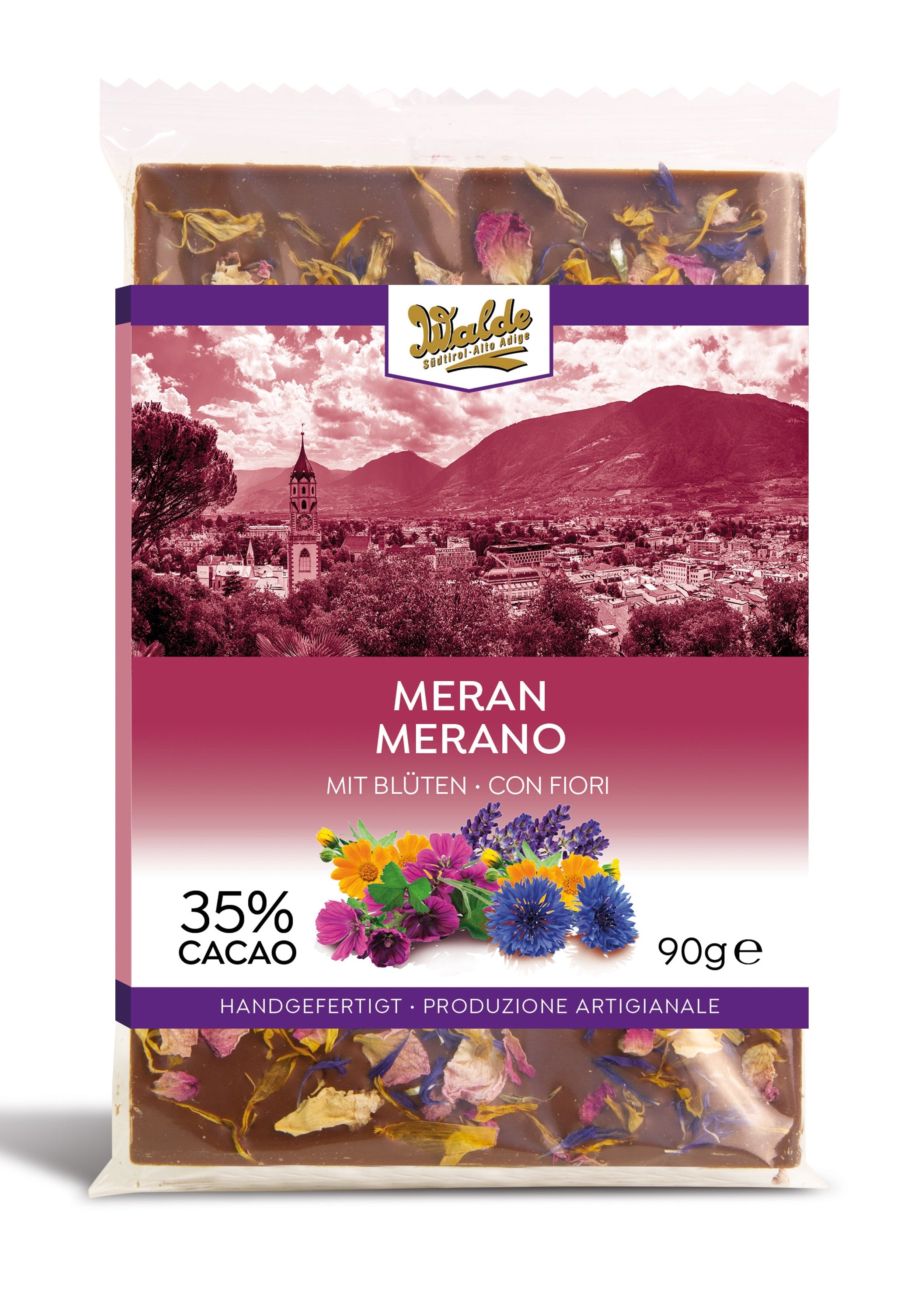 MERAN - Milchschokolade mit Kräuterblüten