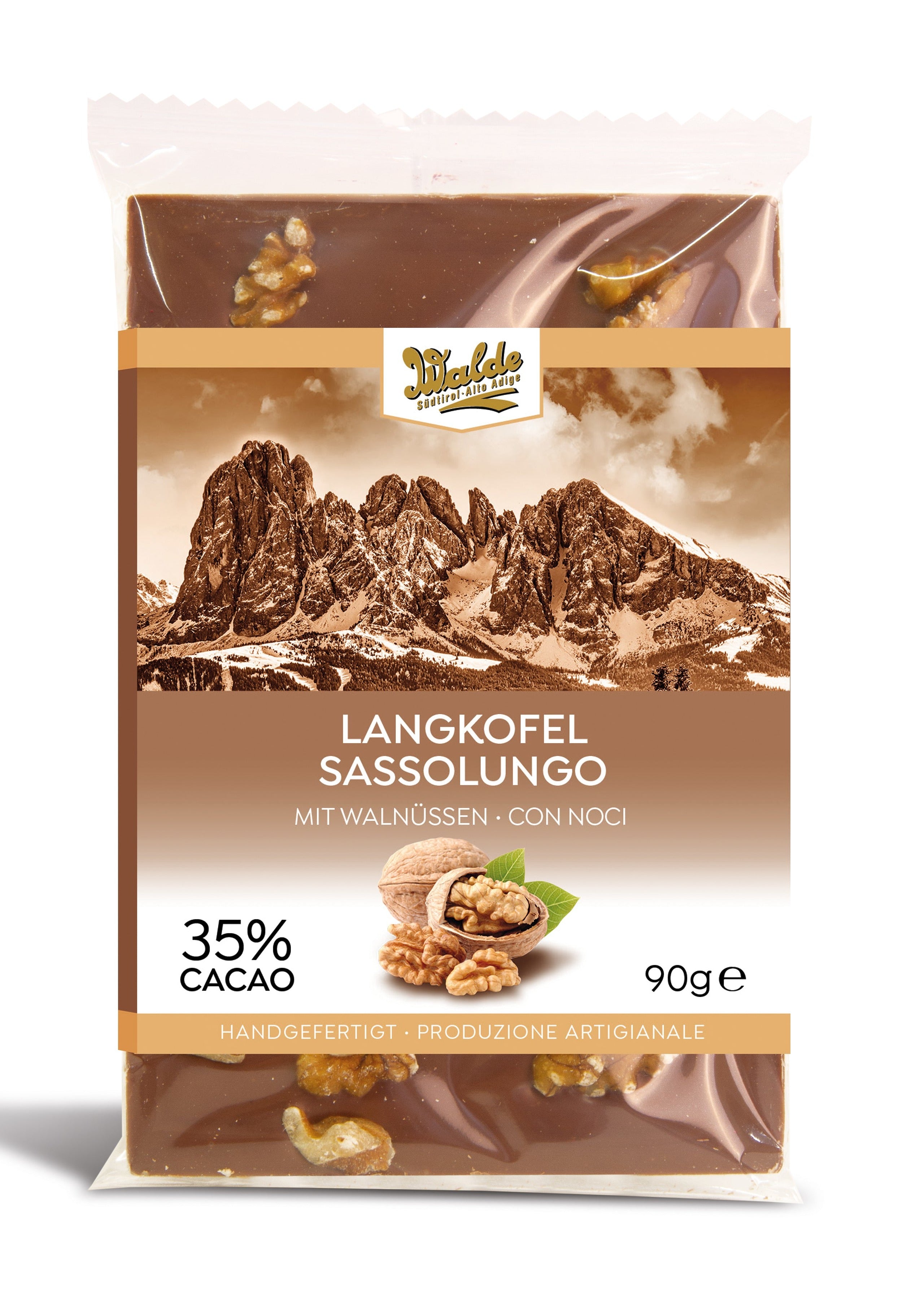 SASSOLUNGO - tavoletta al latte con noci