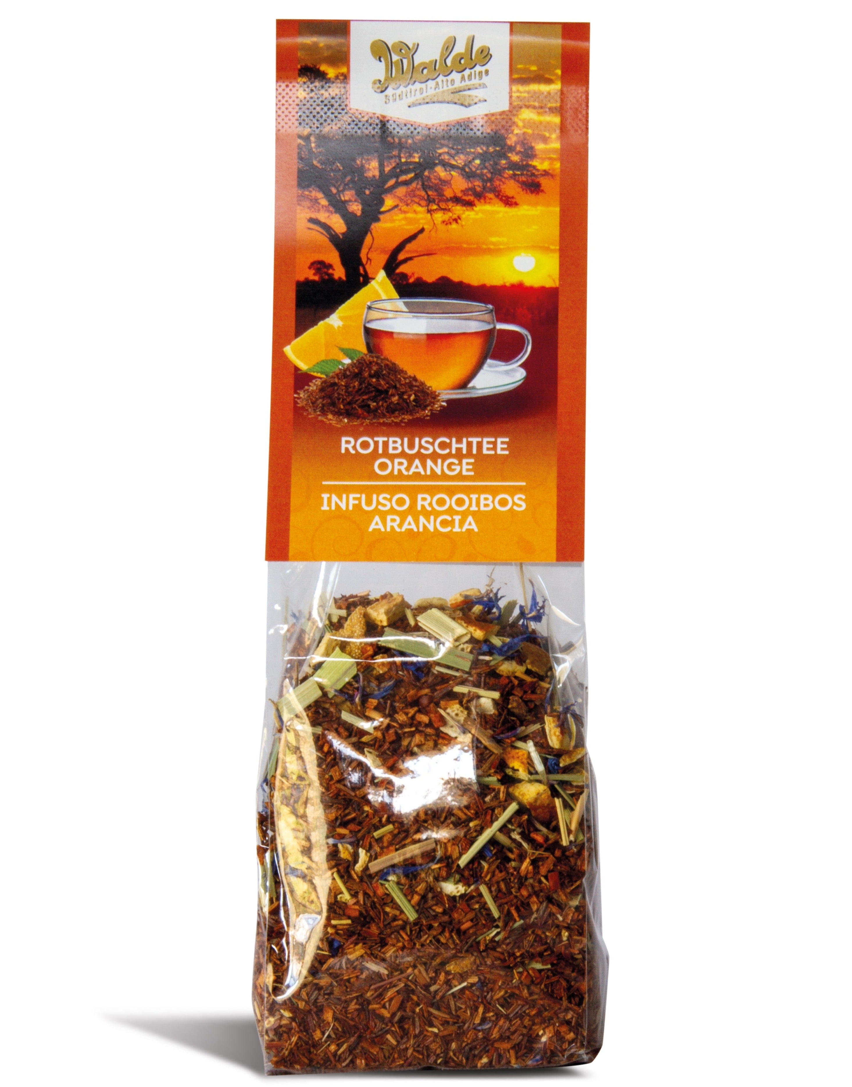 Tè rosso rooibos gusto arancia