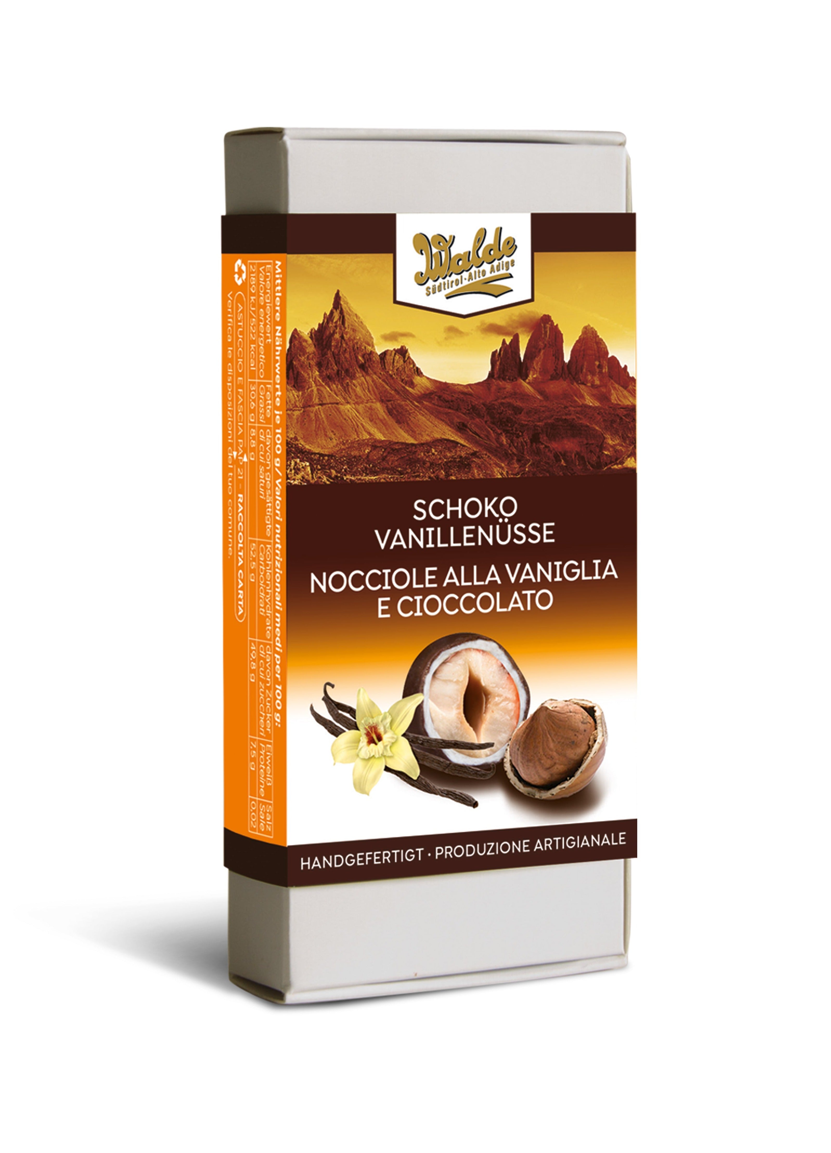 Cioccolatini alle nocciole e vaniglia 