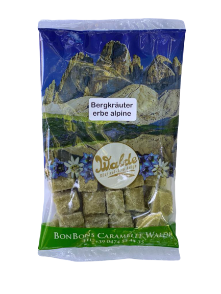 Caramelle fondenti alle erbe di montagna