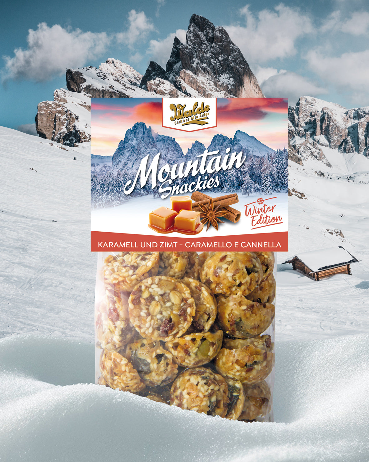 Mountain Snackies CARAMELLO E CANNELLA