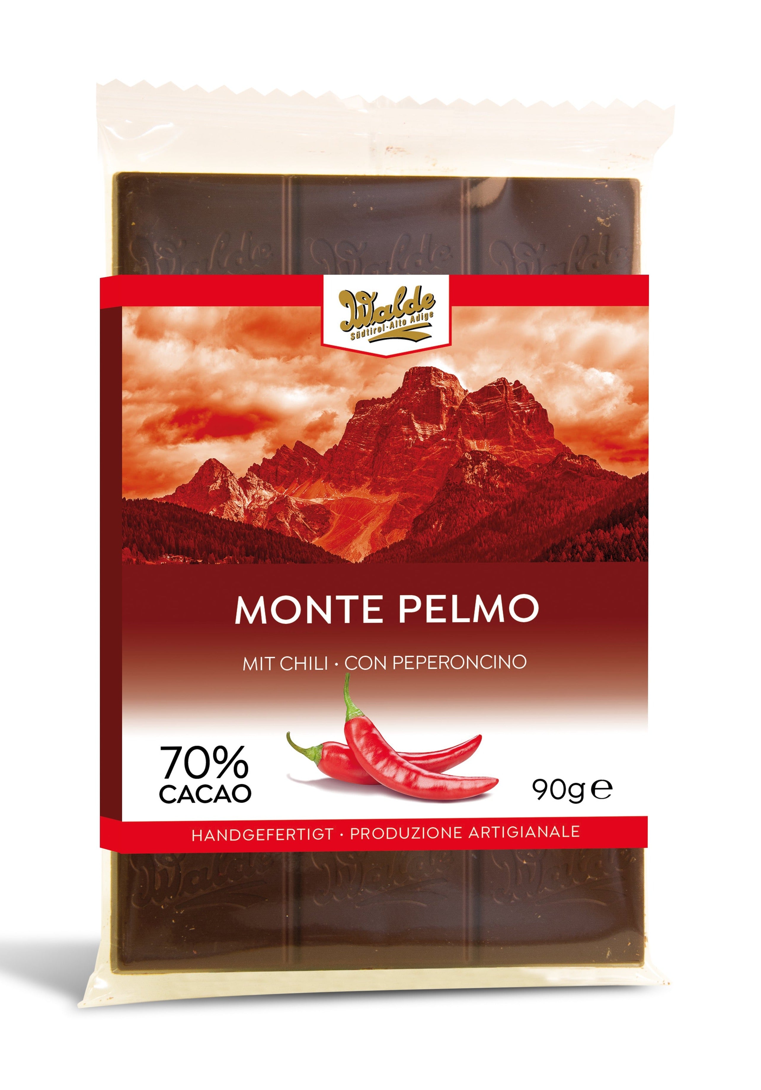 MONTE PELMO - Zartherbe Schokolade mit Paprika