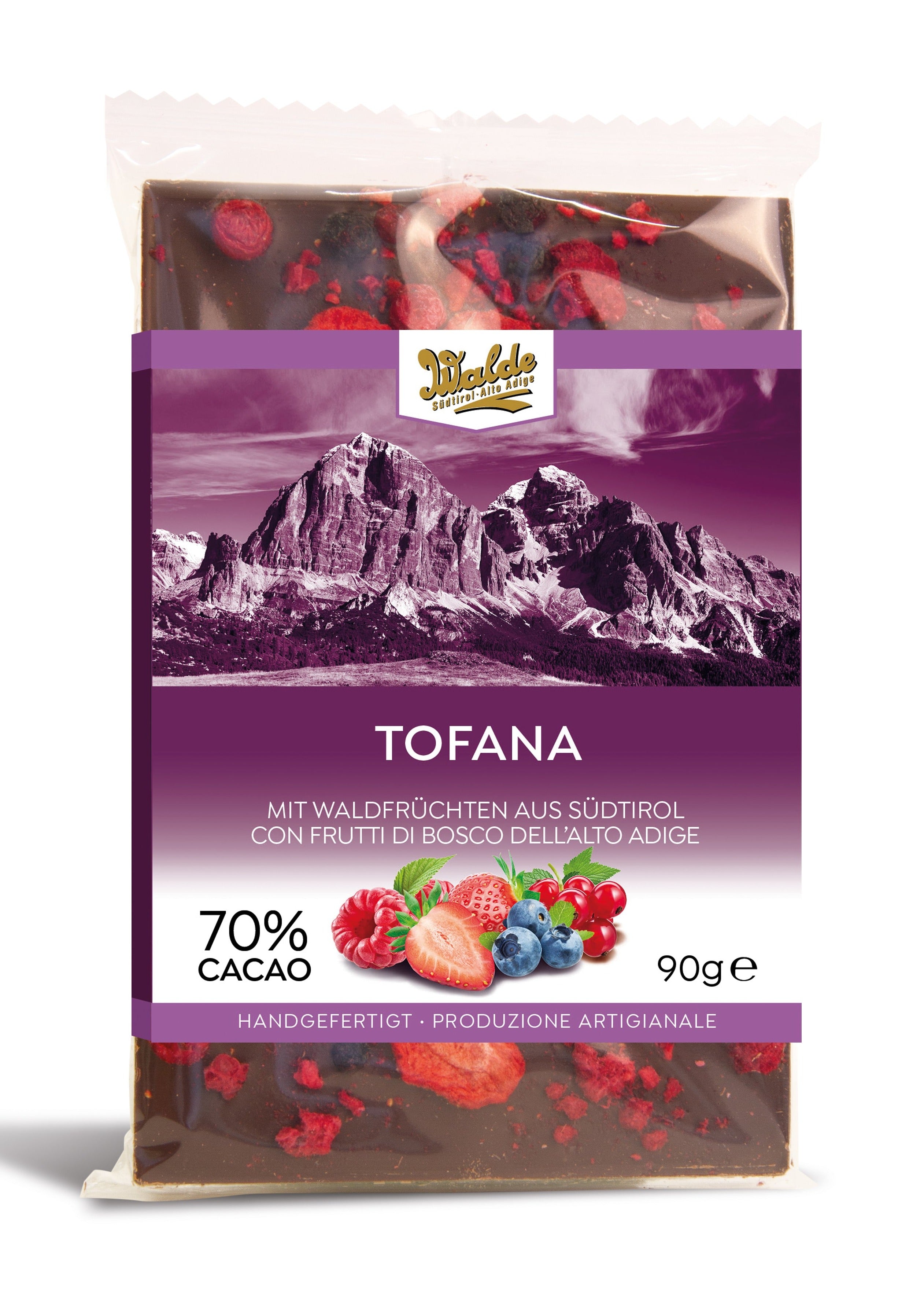 TOFANA - Zartherbe Schokolade mit Waldfrüchte