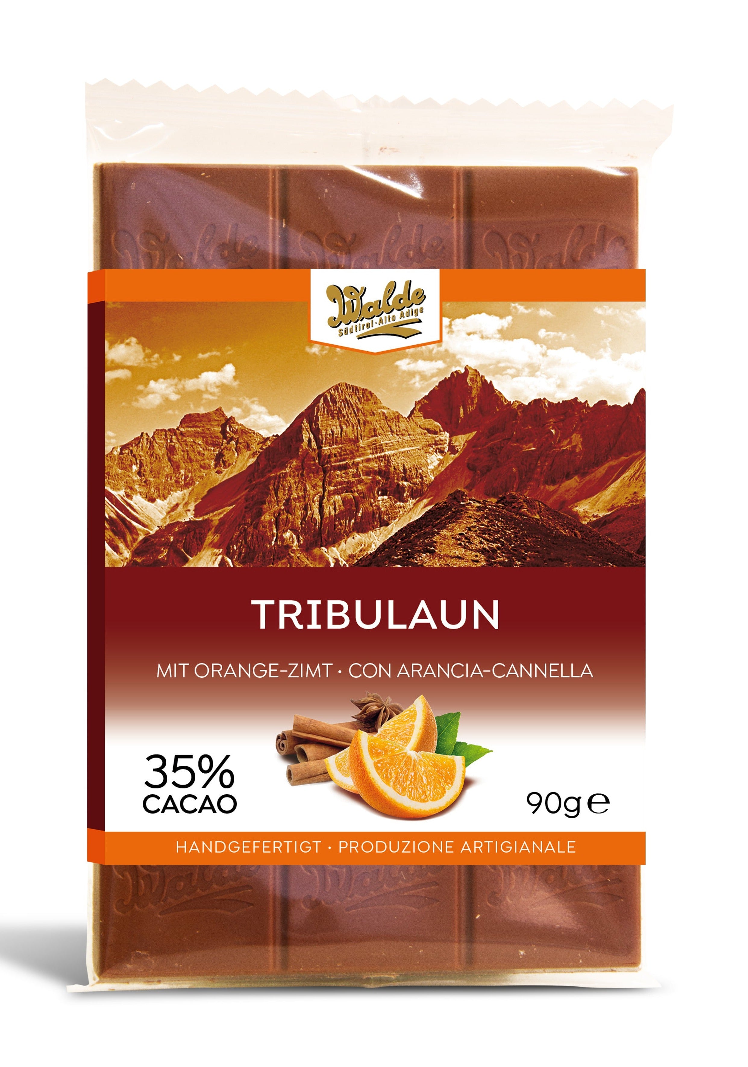 TRIBULAUN - Milchschokolade Orangen-Zimt